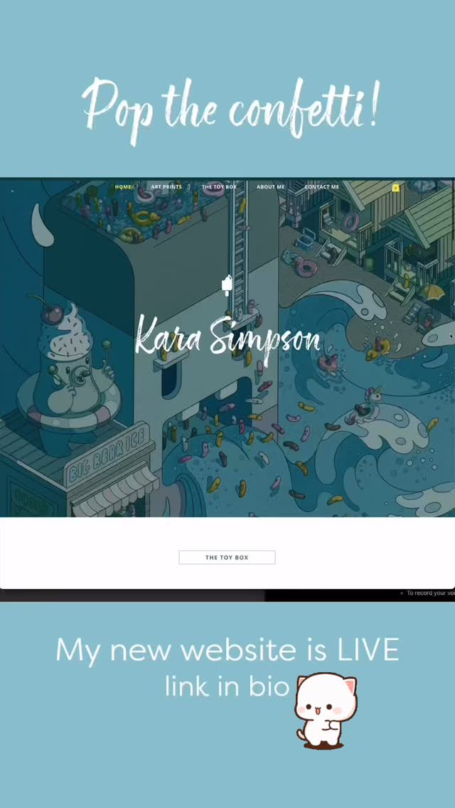 😝👻Super stoked about my new website designed by @deejayartist! There’s awesome merch, small prints, and limited edition fine art prints. Join my mailing list for updates on new art, offers, and potential giveaways! Link in bio as always! #creepycuteart #popsurrealart #dreamscapes