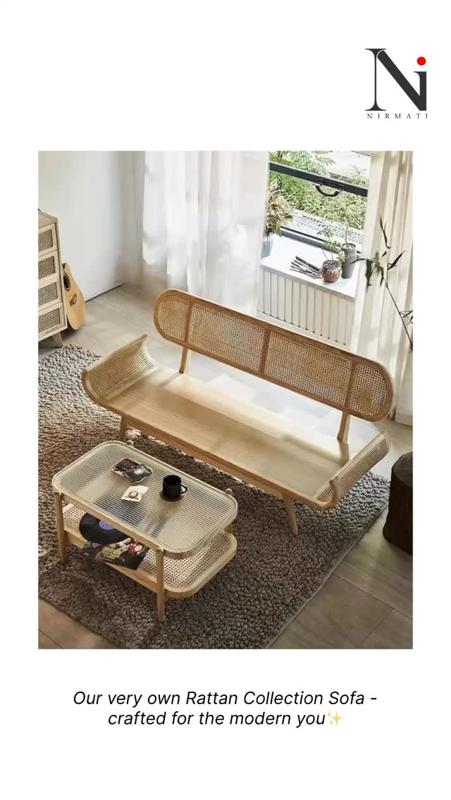 Our new rattan sofa only to suit your space and make it look all the more ravishing ✨