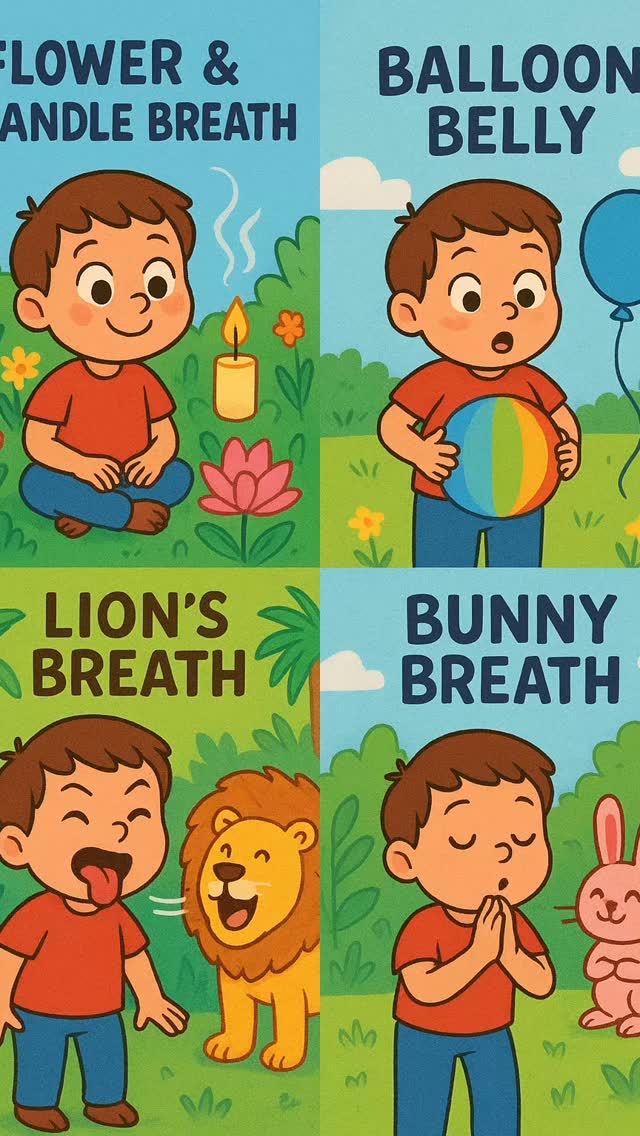 A month ago, my son turned 4.
Most kids are excited about cutting a cake on their special day. Not my son. He told me in so many words that he didn’t want to do it. He didn’t like all the eyes on him, didn’t want to blow the candle, and even though we practised holding my hand tightly when the moment came, or hiding behind me for comfort, a big meltdown happened ... and that’s okay, I told myself, and him.
But I have to admit, I felt two things at once:
💔 A pang of worry — is my child too anxious? Is this a problem?
💡 And a reminder — social anxiety in kids is very real.
It’s not about shyness alone. It’s about how overwhelming being seen can feel for a little child. And as a parent, it sometimes hurts. I’ve found myself wondering if I should be doing more, or differently.
Like so many parents, I turn to everything I can — storybooks, songs, articles, podcasts, even ChatGPT 🙈 — searching for ways to give my child the tools I wish I had at his age.
One idea that I’m working on is creating a “Calm Corner”, a small, safe space where my boys can pause, breathe, and settle their big feelings.
The Calm Corner includes:
🪷 A Calm Menu with choices like hugging a stuffed toy, flipping through a favorite book, or doing a breathing exercise.
🌸 A set of Calm Flashcards with easy, playful breathing techniques — smelling a flower, blowing up a belly balloon, even roaring like a lion.
These aren’t magic fixes, but I’m hoping they give my son (and me) a shared language to navigate those “too much” moments. And slowly, I see him reaching for these tools on his own.
Parenting through social anxiety isn’t easy.
It brings up my own worries, my own need for control. But I’m hoping that creating these resources for him (and sharing them through Calm Kids) will also be healing for me.
If you’ve ever felt that tug in your heart watching your child struggle in social situations — you’re not alone. 💛
👉 Would you like me to share a printable version of the Calm Flashcards so you can try a calm corner at home? Drop me a DM.#calmkids #parentingtips #mentalwellness #parenting #mindfulparenting #biglittleemotions #kidsmentalhealth #positiveparenting