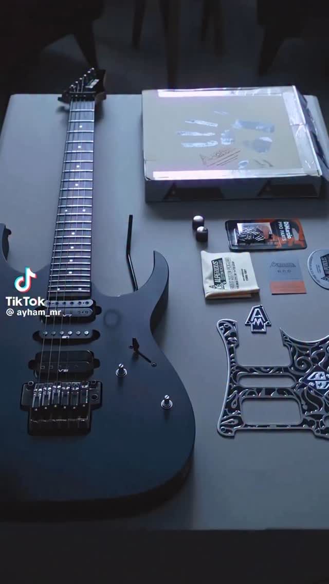 Hand made custom Pickguard for Ibanez Guitar by @alperiouspickguard #alperiouspickguard #handmade #custompickguard #electricguitar #pickguard #musician #guitarist #ibanez #fender #musician #bassguitar #jazzbass