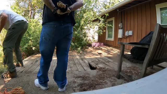 Today’s Deck Removal with @longhornjunkremoval