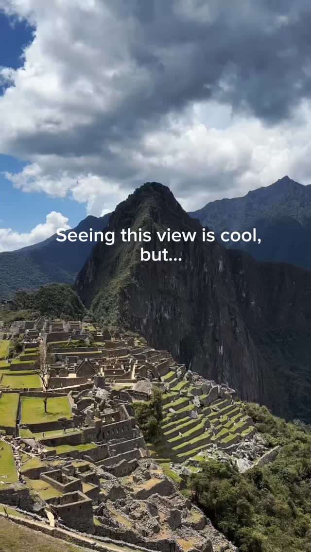 Everyone talks about Machu Picchu (and for good reason, it deserves the hype 👏).
But what not many people know is that the real magic lives on the Inca Trail: Ruins hidden in the clouds with zero crowds, snowy peaks fading into lush jungle, and ancient paths carved by the Incas themselves - only revealed to those who walk it.
Four days with no internet, just belly laughs, tired legs, and the best crew around: guides who know every stone, porters and chefs who are absolute legends, and hiking buddies who quickly become family.
It’s a journey you can’t Google (or even ask ChatGPT 😉)—you can only feel it under your boots.
By the time you finally reach Machu Picchu, it’s not just a “wow” moment - it’s the cherry on top of a journey that’s raw, authentic, and unforgettable. 🏔️✨
