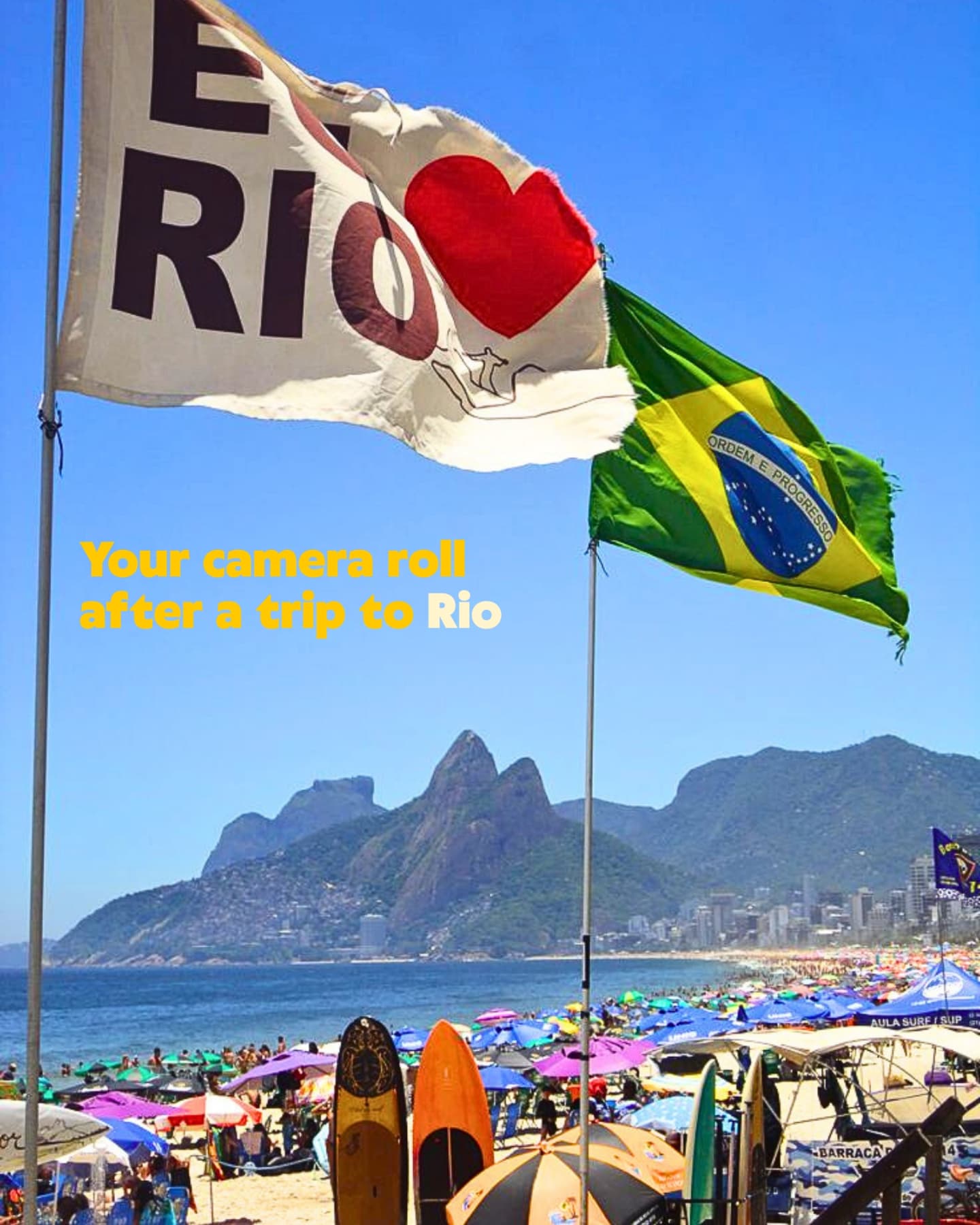 Sun, beaches, street art, food, drinks… Rio has a way of turning ordinary moments into epic memories.
Your camera roll will never be the same ☀️✨️