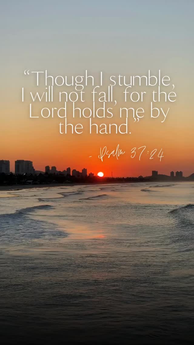 This is your reminder today: you may stumble, but you won’t fall. God is holding your hand. � Save this verse and share it with someone who needs strength
#faith #hope #bibleverse #trustgod #dailyverse #jesuslovesyou