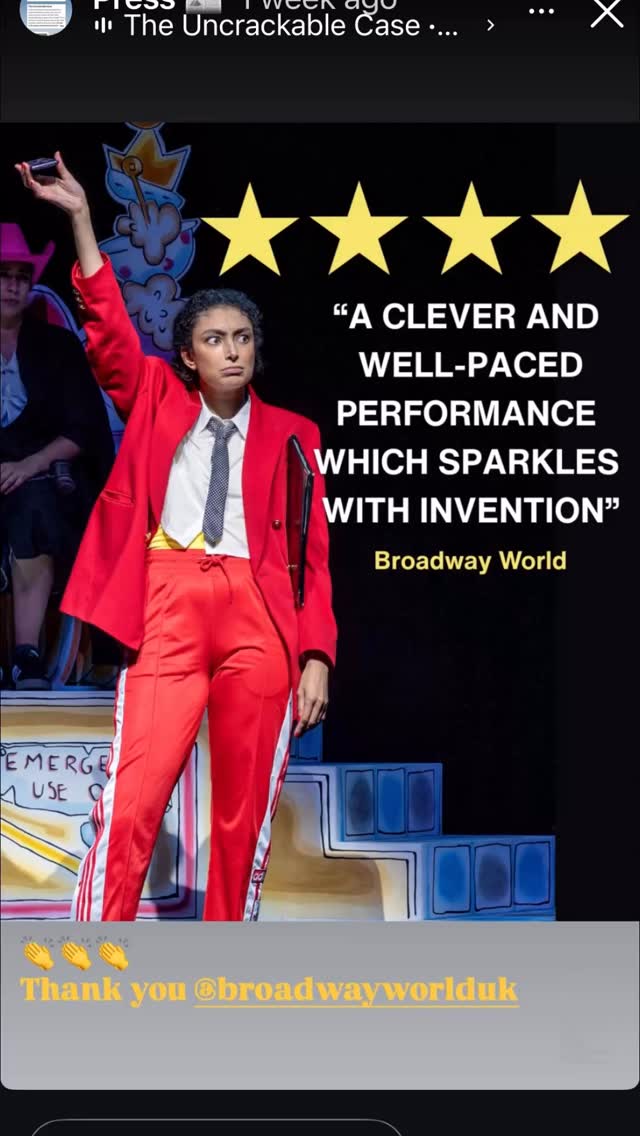 4 Stars galore & on till 25th 👏 👏#newmusical #comedy