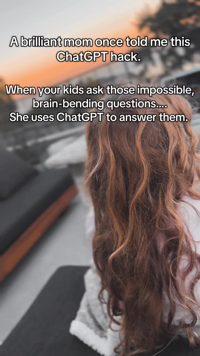 Another ChatGPT win for Moms👏👏
My daughter has been filled with questions lately, many of which I have NO CLUE how to answer. So I turned to my trusted AI Mom Brain Assistant to help me & OMG I couldn’t believe how good the answers were.
Not only did it give me 5 year old explanations, I also got a story for context & a picture for better understanding.
If ChatGPT is part of your momming life, this account is for you 🫶
#mombrain #momlife #momsofinstagram #toddlermomlife #momoftwo
