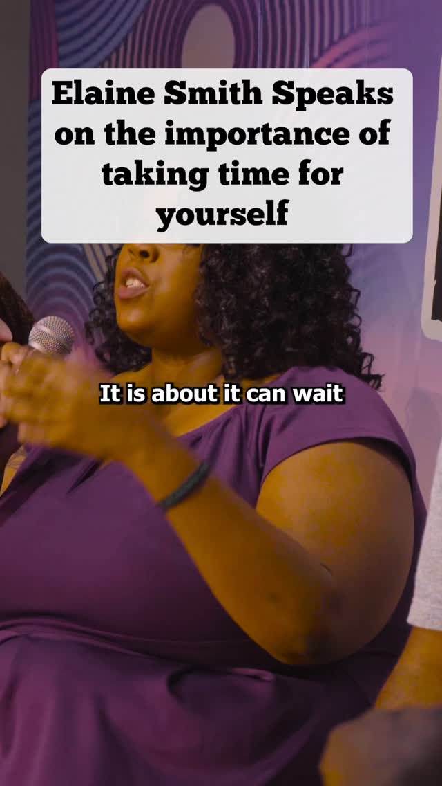 IBUKUN's Clinical Director, @elainesmithlcpc, speaks on the importance of prioritizing our mental health and pouring into ourselves daily.