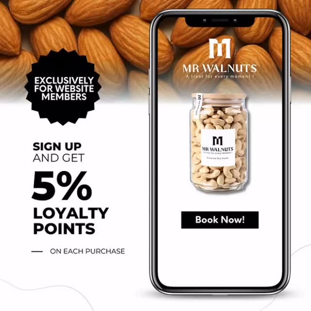 “Login to Mr Walnuts → Grab exclusive deals → Enjoy doorstep delivery.”
https://www.mrwalnuts.com/