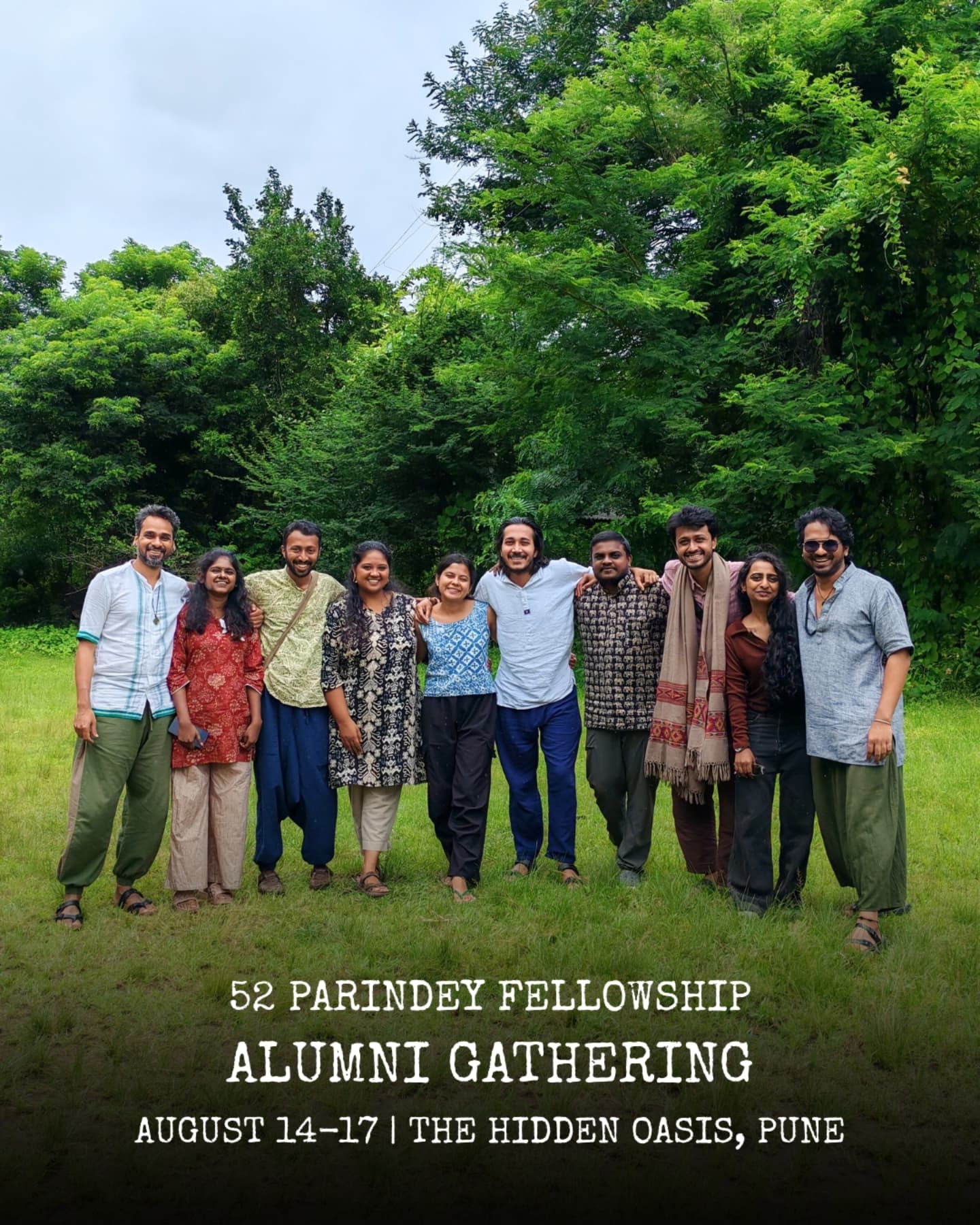 We had a wonderful few days of joy, reflection, and sharing with our 52 Parindey Fellowship Alumni community. 💛
It was heartening to reconnect around our shared challenges, frustrations, and dreams reminding us that while our journeys are diverse, the threads of learning, seeking, and collective purpose bind us together.
From heartfelt stories to honest reflections, from laughter and joy, to quiet moments of care, the gathering became a space where lived experiences wove into deeper connections.
To more circles of learning, support, and celebration in the days ahead!
Here are a few reflections and expressions from the alumni gathering.