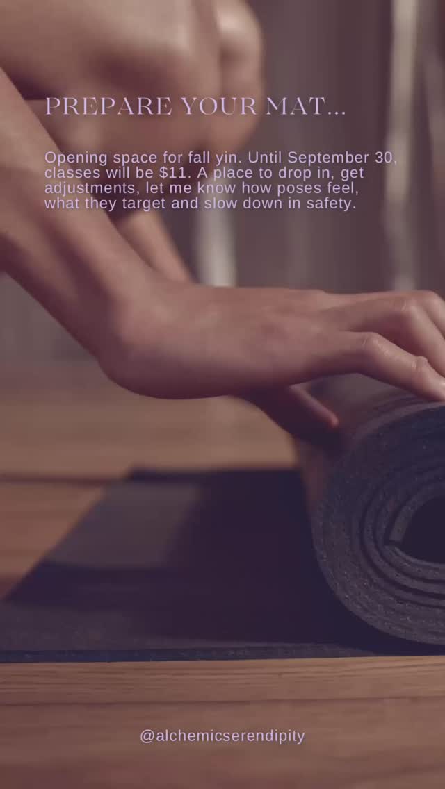 Ready to slow down? I know I am⦠even if that means filling my schedule in the name of peace.
Iām opening up my home studio for intro Yin Yoga classes at a special discounted rate until the end of September. Yin is a beautiful practice of stillness and discovery! While poses are meant to target certain areas, every body responds differently. Thatās why I want to create space for exploration: for you to connect with what truly works in your body, and for me to grow as a teacher through the variety of people I guide.
This is an invitation to come as you are, whether itās just you, or you bring along a friend or family member, and simply lay down, breathe, and soften into fall.
Classes are in-person only. My schedule is open, and if the listed times donāt work, message me and weāll see if we can find a time that does. Please note my animals would love to join us so if thatās something that would bother you please let me know. Otherwise itāll be a cat/dog yin yoga class
Letās slow down together.
#yin #sprucegrove #yoga #sprucegrovebusiness