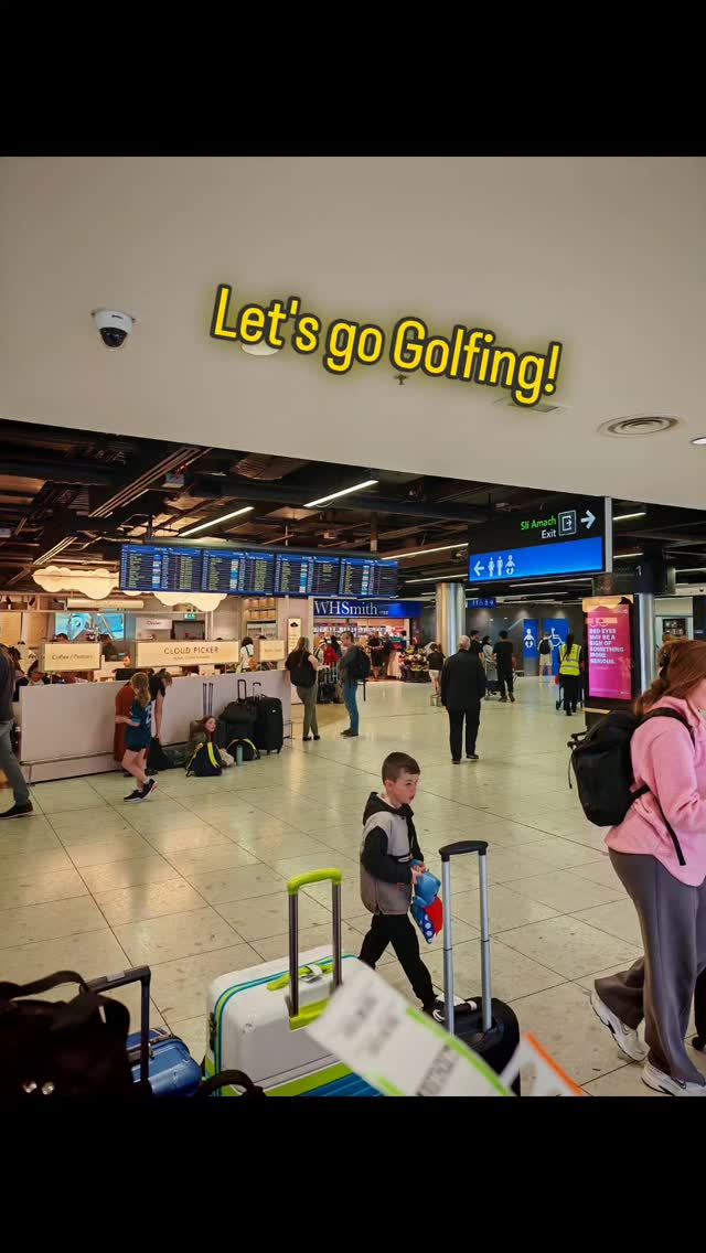 Touchdown in Dublin... Let's go Golfing
#zgolf #golf