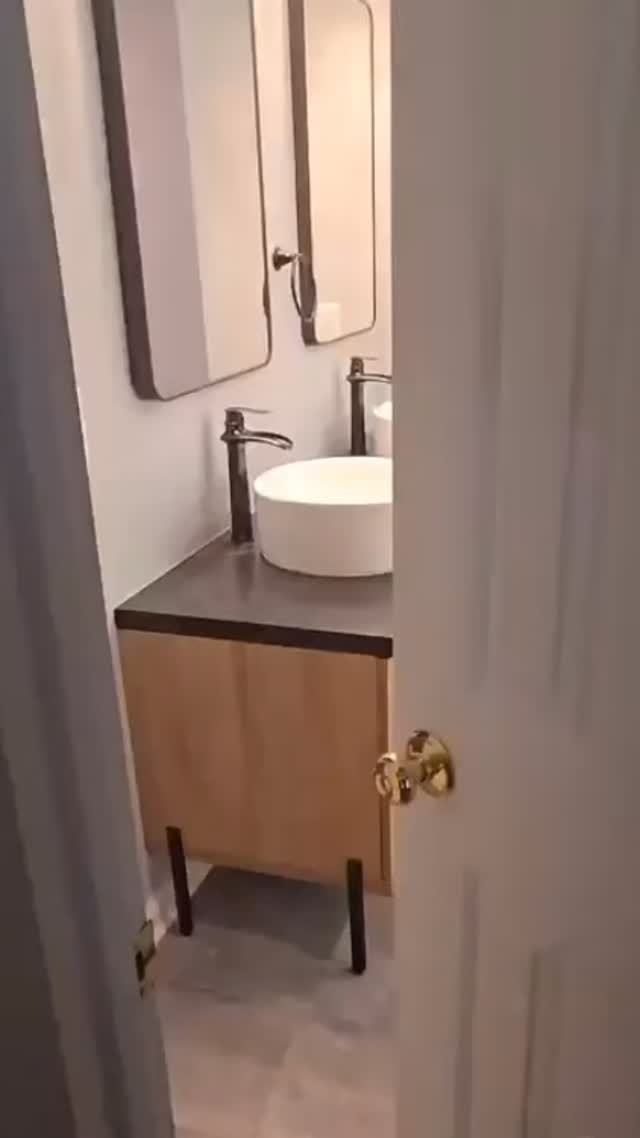 We canโt get enough of this gorgeous master bath! #bathroomremodeling #renovationproject #shower #schlutersystemshower