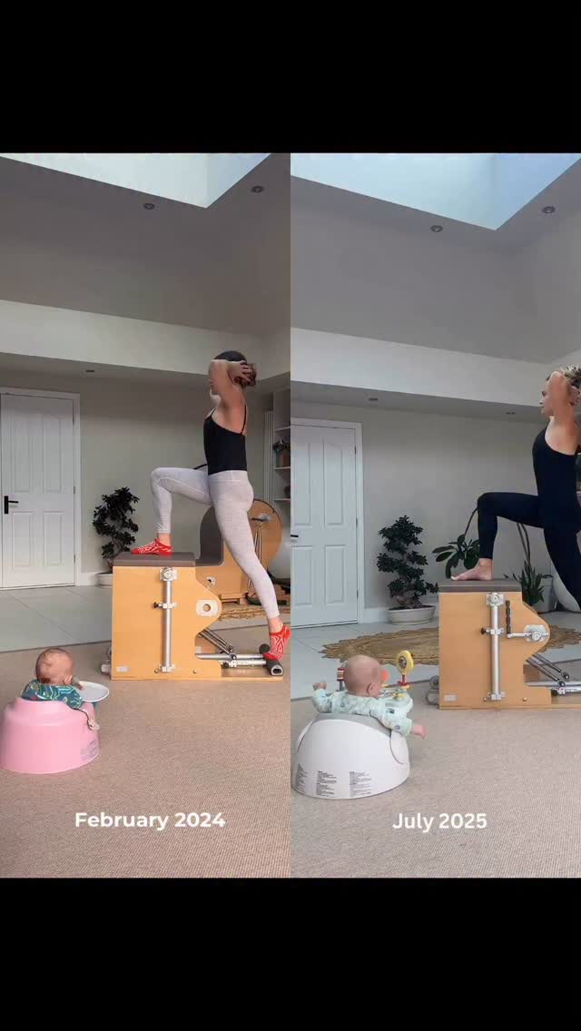 A few weeks ago @studiopilateswiss made my day by including the video on the left in one of her fantastic Reels (I'll repost her original on my stories if you're interested!).
Coincidentally in February 2024 my middle baby was about the same age as my youngest baby currently is, so I had to give it a go again to check I could still do it š¬
I've def been favouring the Cadillac, Spine Corrector and Reformer since being reunited with my equipment over the past 6 weeks, so it was great motivation to get on the Wunda Chair (why is it so hard š
) - thank you @studiopilateswiss
Wunda Chair is by @basisystems from @gladform_uk
#pilates #wundachair #postnatalexercise #postnatalpilates