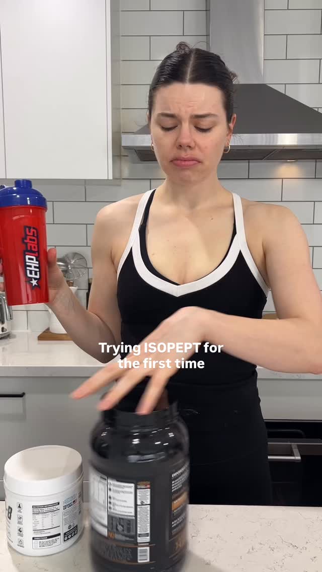 Holy crap balls translation: this is shockingly smooth and delicious, trust me, I’ve tried enough proteins to know…
@ehplabs_ausnz IsoPept got me feeling whey 😉 too good after smashing upper body.
Hydrolysed whey isolate = no lactose, no bloat, just clean fuel your muscles can actually use.
DC: BYBROOKE to save on your order and support me 🫶🏻
#isopept #postworkoutrecovery #postworkoutessentials #gymwoman #girlswholift #allbodiesaregymbodies #womenwholift #fitnessjourney