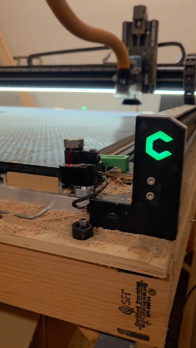 It's nice seeing this beast ripping through material again! I had to stay out of the garage for the last couple of weeks because it's just too dang hot right now! It's almost time for a minisplit A/C in the shop 😆