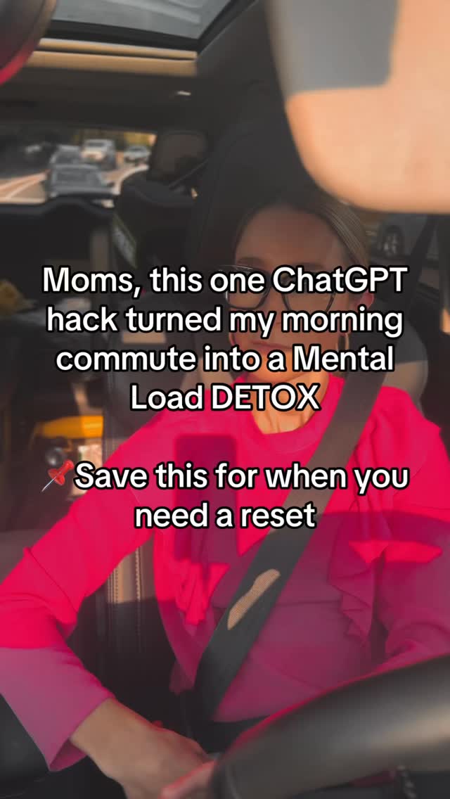 Every mom knows the car ride spiral—your brain starts racing with 100 invisible to-dos:
✔️ did I sign the permission slip?
✔️ what’s for dinner tonight?
✔️ when’s the dentist appointment again?
Instead of carrying it all in my head, I open ChatGPT and literally dump the whole list in. It sorts it, organizes it, and even gives me reminders or meal ideas back. My morning drive went from stress overload to a mental load detox session.
This is your sign to stop carrying it all alone—let ChatGPT hold the weight for you. 🧘♀️💡
👉 Save this hack for when you need a reset, and tell me: what’s the one invisible task you’d offload first?
⸻
#momhacks #momsoftiktok #momlife #mentalload #workingmom #chatgpthacks #defaultparent #mombrain #momburnout #momtok