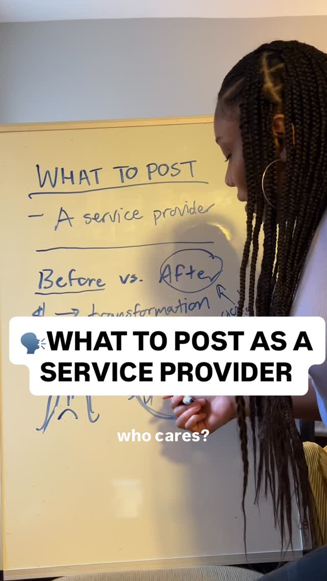 I see this mistake so often on social media channels. If you are a service provider, donât just show us the after. People buy the transformation, not just the results. They want to know the before.
This feels like common sense to me but if I see one more page that is full of âafter picturesâ or âresultsâ and no before, Iâm gonna make this a series.
And to the people who only give us the before, youâre just cruel.
#serviceprovider #socialmediamarketing #marketing #businessowner