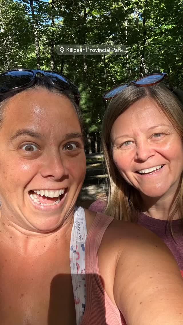 Where to begin?…
I guess here at the end of what was a soul-filling five days spent with Mother and my cousin at @killbearpp
This tradition started years ago when I first moved away from the city and my rock, Audrey. So many memories have accumulated from every Chicks in the Sticks but this one got us both down deep in the soul.
We were greeted at our site by a buck and doe grazing, which was one of many amazing nature encounters. We danced for hours in circle, in honour and in celebration of reconciliation and would like to thank the team for bringing moments like this back where they belong. We hear Still Waters’ and Hay Bay’s drums in our hearts now that we’re home. We were gifted beautiful painted creations, and gifted our Seema back to sacred places for each of us. We cried and were extremely moved by the whole experience, thankful for all one man started and taught a new generation to continue.
We laughed, we cried, we were creative, quiet, and still (except one cold evening that had us running to the shore to catch the most stunning sunset). We packed up, but weren’t ready to go just yet, staying for a final day of diamonds on the bay and some intention setting at sunset.
Neither of us wanted to go, but go we had to. And while reality hits hard when you return home, my cup runs over in a way that I pledge to continue to honour. So if you’ve read all this way, this is your sign. We have one month left of sweet summer. Now get out there and play!!!
MEL