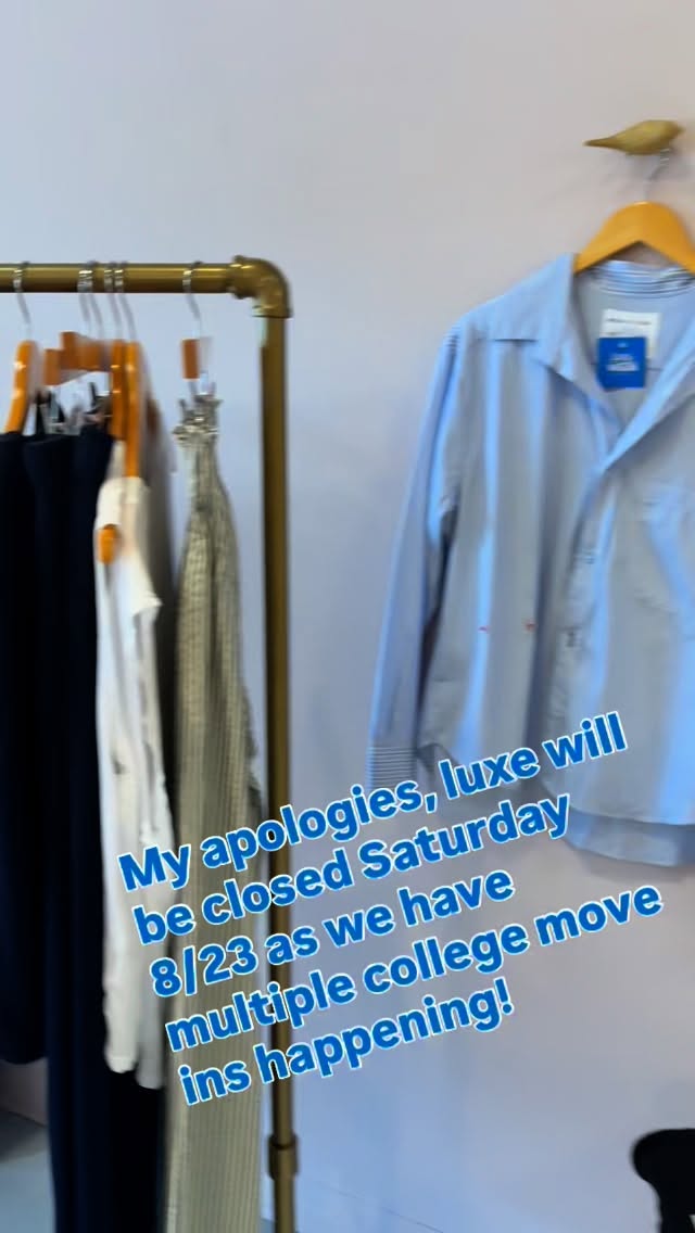 My apologies, we will be closed on Saturday 8/23. Be back Monday 8/25 10:30-5:30 💙