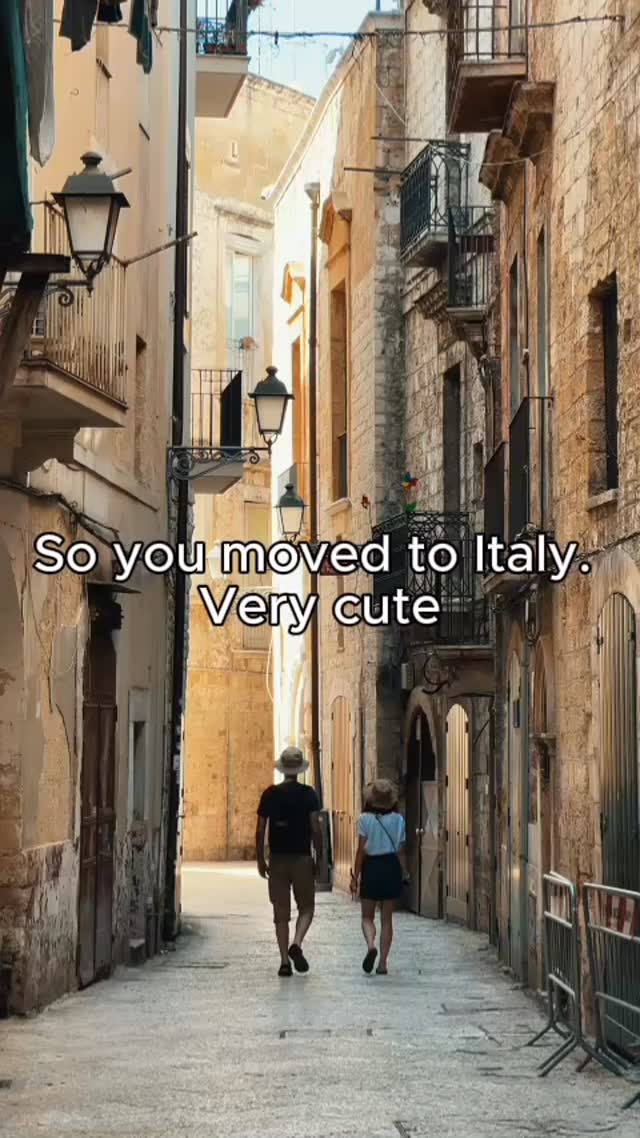You moved to Italy? Adorable. 🌞🍝
Three weeks in: Wi-Fi doesn’t work, the post office feels like a social experiment, and six photocopies of your passport are suddenly a thing.
That’s the real Italy – messy, slow, unforgettable. 🇮🇹✨
👉 More honest stories in the blog (link in bio).#insideitaly
#italywithoutfilter
#livinginitaly