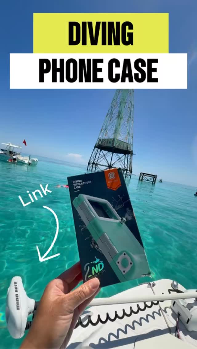Spoiler Alert ‼️ Find this us on TikTok for the orange 🍊🛒 shopping cart if you want this camera case! Still an amazing video & day at the reef 🪸! #flkeys #alligatorreef #islandlife🌴 #islamorada #keysstrong #conchrepublic #floridakeys #underwatervideo #underwaterlife #snorkeling #snorkel