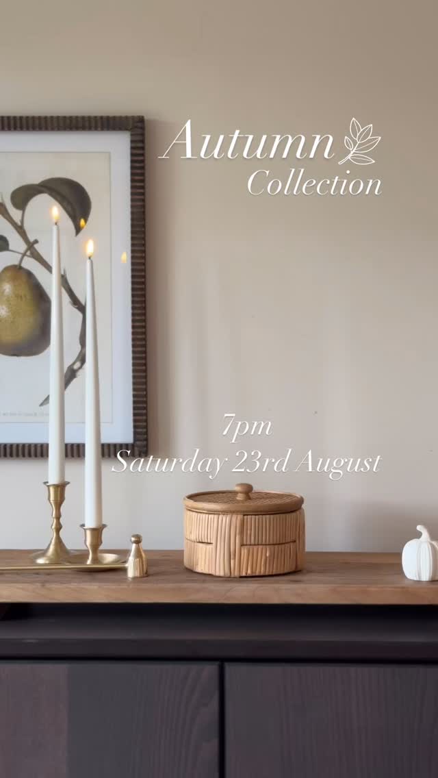 🍂 AUTUMN COLLECTION GOES LIVE 🍂
The wait is almost over… our Autumn Collection goes live tomorrow at 7PM (Saturday 23rd August)!
Think cozy layers, rich tones, and effortless style, designed to take you from crisp mornings to golden evenings.
Set your alarms. You won’t want to miss this one.
#AutumnVibes #NewCollection #FallFashion #pumpkins #autumndecorations