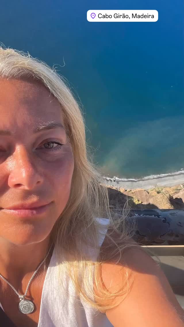 I’m hanging over the rail of one of Europe’s highest cliffs 1900 feet in the air. Taking a Birds Eye view can help you see the entire picture, connections, patterns and possibilities. It’s a tool I use with clients and for myself every day. Try zooming out and rising up the next time you want to figure something out.
#cabogirao #madeira #lifecoaching #perspective #birdseyeview #look