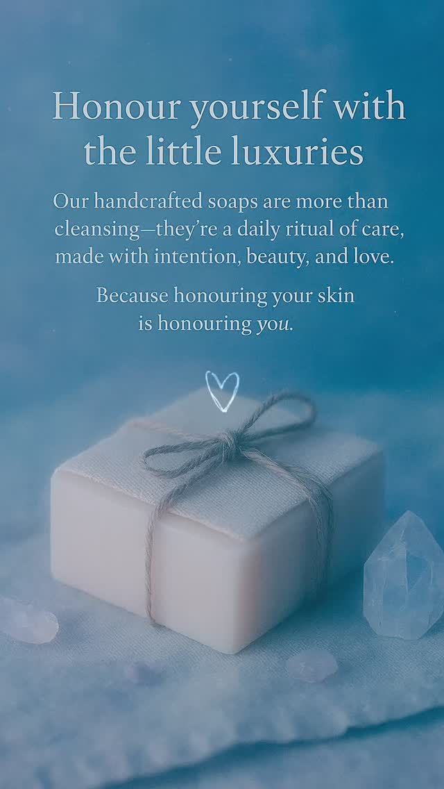 Honour yourself with the little luxuries
Soap + Honours handcrafted soaps are more than cleansing—they’re a daily ritual of care, made with intention, beauty, and love.
Because honouring your skin is honouring you.
#LuxurySoap #SelfCareRitual #HonourYourself #HandmadeWithLove #LuxuryBath #SoapArtistry #DailyRitual #SelfLoveJourney #soapandhonor #supportlocal ##artisansoap