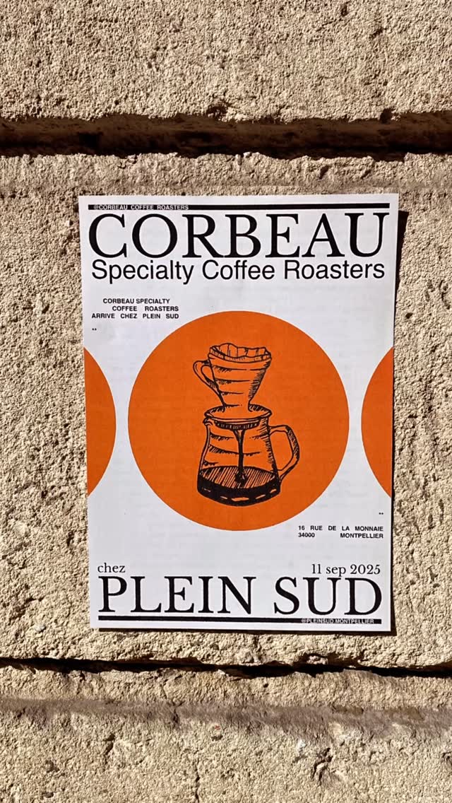 Nous avons le plaisir de vous annoncer notre arrivée chez @pleinsud.montpellier ! ☀️
Nous nous ferons une joie de vous revoir à partir du 11 septembre au 16 Rue de la Monnaie à Montpellier ☕️
A très vite !
#specialtycoffee #coffeeroasters #coffeeshop #barista #montpellierfood
Crédits affiche: @josefbozinoski
