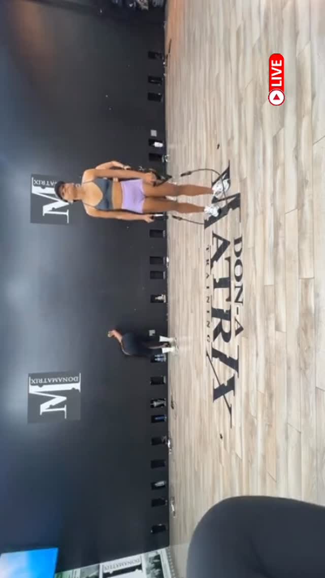 🔥 The MATRIX WORKOUT 🔥
A full-body resistance band–based athletic training workout set to a controlled tempo.
Powered by the Donamatrix signature 4-Quarter Method for Rated R Results.