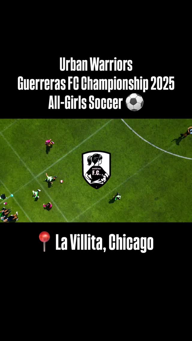 Last week, we had our all-girls soccer championship. ⚽️🏆🌸 We celebrated something that has NEVER happened in La Villita- and that we want more of.
¡Felicidades a los equipos ganadores y a todas las familias por su apoyo y energía!✨
Guerreras FC, an Urban Warriors program, is elevating girls in sports by creating a dedicated space where they can lead, compete, and be seen - breaking barriers in representation and ensuring girls’ voices, talent, and leadership are front and center.
The stats this season:
150+ girls participating, gaining skills, friendships, and confidence, on and off the field.
15+ paid, Latina, college-trained coaches - role models who show our girls that leadership in sports is possible and powerful.
3x a week, taking space at La Villita Park - cultivating community, confidence and convivio through the power of sport.
100+ families impacted through active engagement, cultural celebration, and shared community pride.
Thank you to our coaches, staff, and families for your commitment this season.
Thank you to our parent volunteers, DJ Jose G Torres and familia for bringing @los_de_la_homan as a surprise guest for the girls! 🎶
Thank you to our sponsors for helping make this happen:
@littlevillagechamber @bell_fuels @newlifecenters @enlace.chicago @selfhelpfedcu @hispanic_federation @taqueria_loscomales @mccormick_fdn @cibc @toro_construction @ositostap @uno_pilsen_chicago @el_valor_chicago Prince Charitable Foundation, and DFSS
#littlevillage #chicago #urbanwarriors #guerrerasfc #girlssoccer
