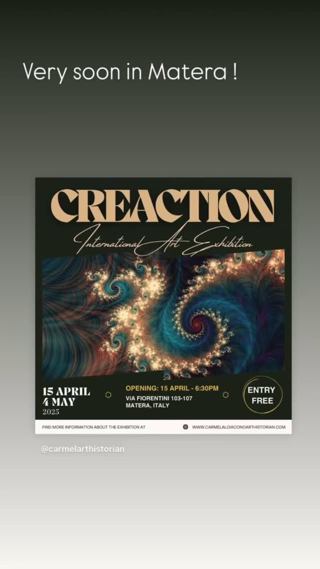 A fabulous experience ❣️
So proud to have participated with my 2 works MITSY and YES I CAN to the international exhibition CREACTION in Matera (Italy)
Thanks to doctora Carmela Loiacono 🙏🙏🙏#contemporaryart #jgrimo #artexhibition #femmeartistepeintre #acrylicpainting #upcycling #seekinspirecreate
@carmelarthistorian