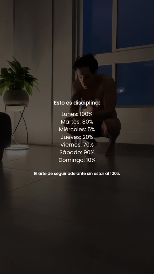 Seguir adelante aunque no estés al 100%, eso es disciplina⚡️
.
.
#fitness #hábitos