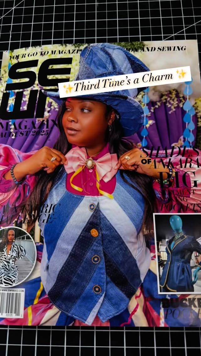 ✨ Third Time’s a Charm! ✨
I’m beyond honored to be featured once again in Sewn Magazine — my third time! 🙌🏾 This issue highlights “Shades of Ankara”, and if you know me, you know how much I love working with Ankara fabric. The vibrant colors, the rich textures, and the beautiful stories behind each print inspire me every single time I sew. 🧵💜
Being invited to collaborate again is such a blessing, and I’m so grateful to be a part of this creative community. Thank you to Sewn Magazine for continuing to showcase makers like me and giving Ankara the spotlight it deserves!
📸✨ Can’t wait for you to see this issue — it’s filled with culture, style, and creativity!
#SewnMagazine #AnkaraLove #ShadesOfAnkara #SewingCommunity #SewistSpotlight #ATimeToSew