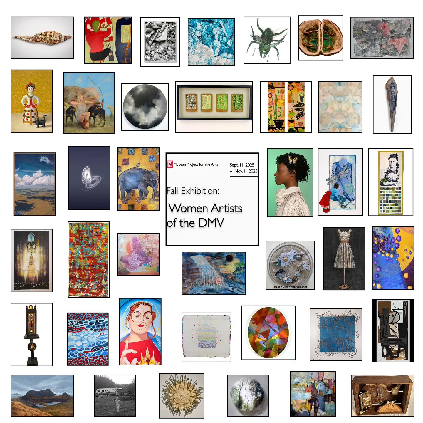 Exited to be part of the Women of the DMV show. Opening at McLean Project for the Arts on September 11th. Come see "The Report" part of my Dreamtime series.