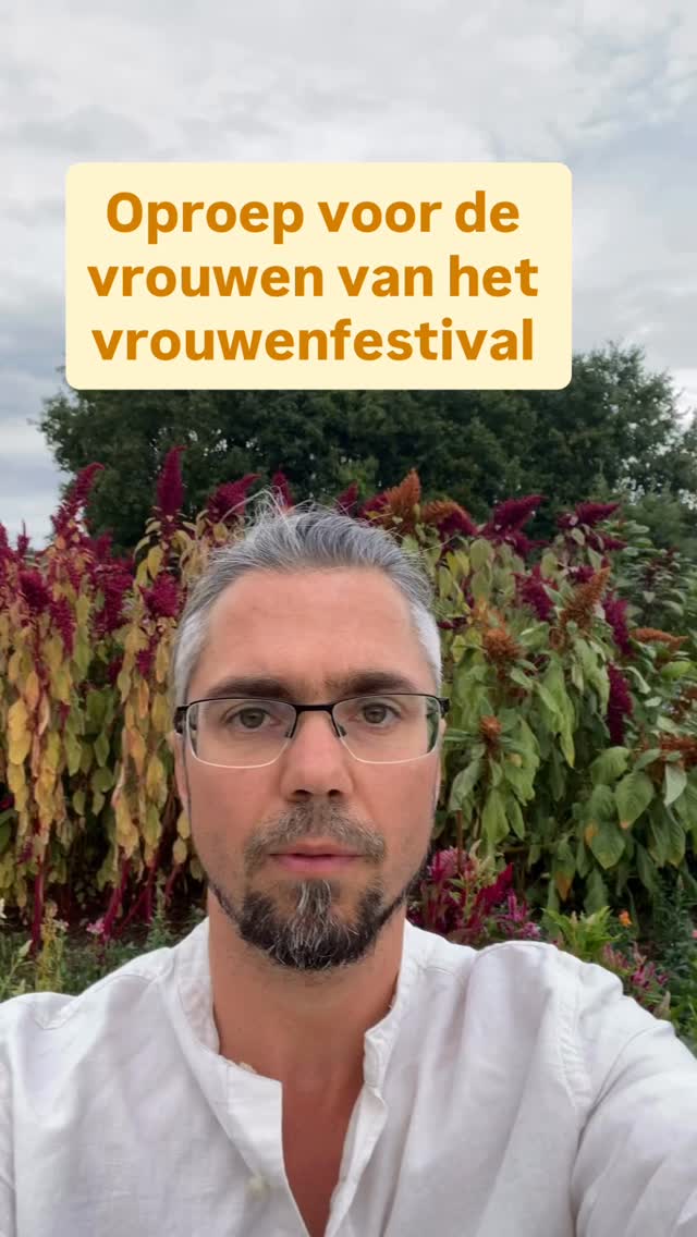 Vrouw?! Schrijf je tot het einde van het mannenfestival terug in voor de vroegboekkorting. Met de code VROUW. Link in Bio