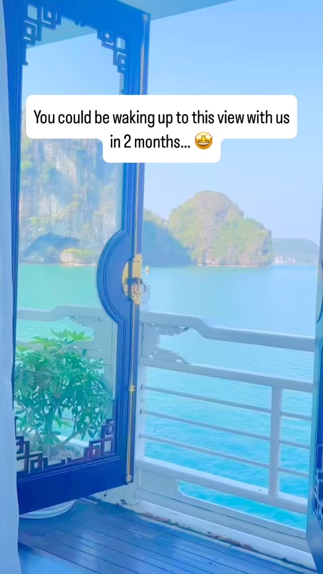 This is how we start Day 3 of our Vietnam & Cambodia Adventure ladies 🤩 so this could be your view, for a full overnight cruise, here in Vietnam’s stunning Halong Bay… sound like something you’d be up for?! 😁🙋♀️
We’re in the final countdown to bookings closing very soon for our 25 October Vietnam & Cambodia Adventure, as it’s now only 2 months away… so make sure you’re following us for more highlights of this epic 12 day trip of a lifetime! 🇻🇳🇰🇭
For all the info and to read the rest of our amazing itinerary head to the Travel Queen website, where you can also find reviews on our Meet Real Travel Queens page, send us any messages in the chat and book your place - there’s a link in our profile and our stories 👉
If you’re just finding us, Travel Queen is a super personal group tour operator creating carefully crafted, often life-changing, always empowering, adventures for women, with lots of special little touches, gorgeous accommodation and hidden gems; perfect for the solo female traveller who wants to enjoy it all with the company of likeminded women and a group leader to take care of everything!
If you have any questions, you can give me (TQ owner Mel here 👋) a call on 07399 303859 or arrange a time to chat out of normal office hours to suit you 😊
Follow us for more highlights of our tours and all kinds of solo female travel and woman power inspiration! ✨
#sofetravel #solofemaletravel #grouptravel #sheisnotlost #pov #womanpower #shetravels #travelqueen #povreels