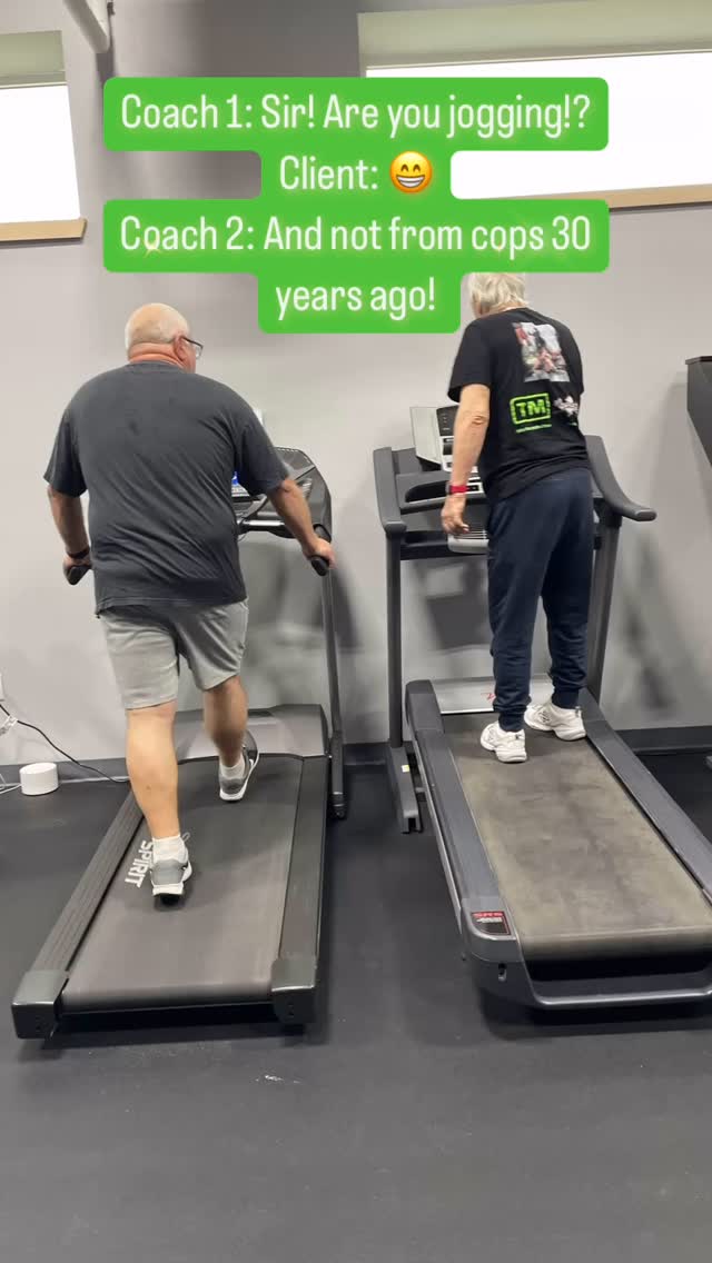 💚 2 years ago Mr Jeff was walking on this treadmill for his heart health. This week he took it to a jogging pace. The last time he jogged was about 30 years ago. He is one of our most consistent members, showing up every day, same time, ready to do the work.
💚 We’ve been through a lot of changes together over the years and he has persisted through it all. 👏Congratulations and I hope you’re as proud of yourself as we are of you. You’re awesome! Join us if giving him a high five! 🙌
#tailormade4me #functionalfitness #fairbanks #alaskalife #gains #strength