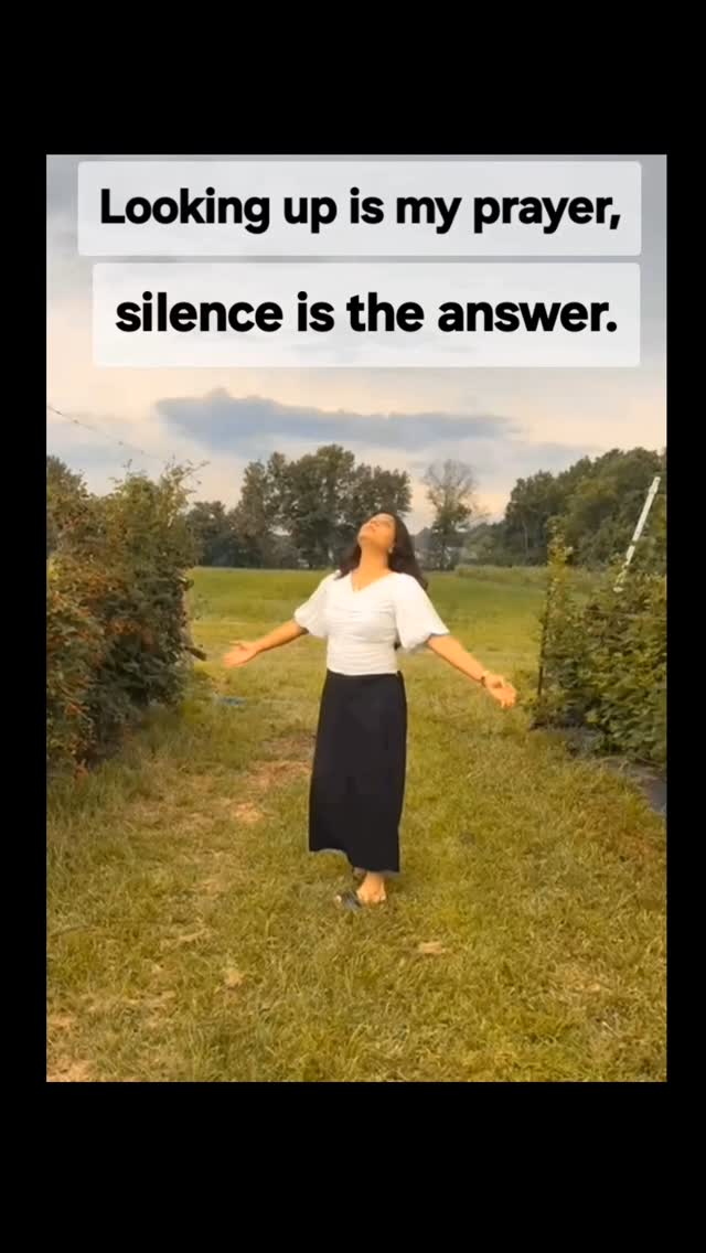 Silence is the answer— to peace, to truth, to every unspoken prayer. In the stillness, the heart remembers what the mind forgets. When words fall short, silence carries the language of the divine. Looking up, I don’t just see the sky, I feel the quiet infinity within me🤗💕
#SilenceIsTheAnswer #SacredStillness #DivineWhispers #InfiniteWithin #SoulAwakening #InnerPeaceJourney #SpiritualVibes #LightWithin #ConsciousLiving #SacredGaze #MysticalSoul #PeacefulMind #SoulfulPath #DivineConnection #AwakeningSpirit