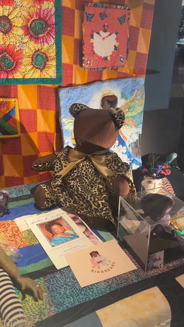 I already miss my grandma but without her memory bear with me….ya’ll I truly felt like a sad lil kid missing their stuffie they take everywhere with them. 😭🧸
Seeing her life be honored in that way though; as art, surrounded by other art at the one and only @mingeimuseum is so so special and I dream of doing that with others and their loved ones BinaBears/art keepsakes in the near future.
I believe in holding our grief of our loved ones as a collective. I always have. So hopefully we can change death/grief culture together and with one memory bear by BinaBears at a time.
Anyhoot. Happy birthday to the woman who blessed my life with her cheeks, smile, laugh, and joyful presence. I miss and love you dearly grandma. Thanks for spending time with me today 🥹❤️✨🧸
If you’re at Balboa Park this week be sure to check out Mingei museum and the SDPOCQG spotlight gallery! It’s truly all so beautiful ❤️
#memorybears #mingei #keepsakes #giftideas #binabears