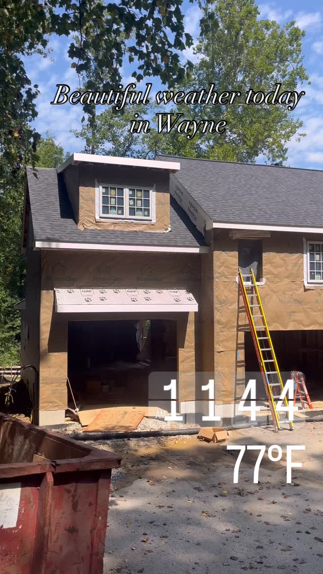 Interior framed, deck is on, rough in’s complete, garage slab is poured, things are moving in the right direction at the Wayne addition job, soon we will be insulating and hanging rock!🤘 #residentialconstruction #addition #builder #construction #generalcontractor #remodeling