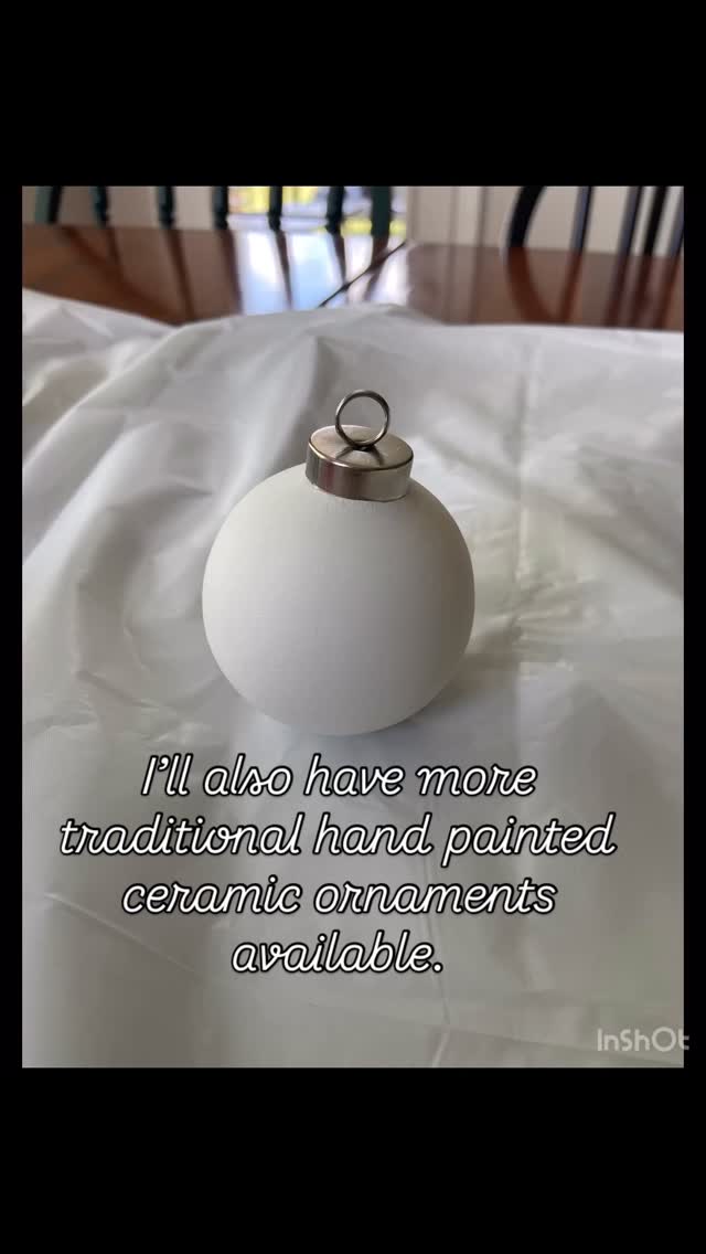 Ornament making season and I love it ☺️ Want a custom one? DM me and we can talk details.
I won’t be making batch pumpkins this year but I’ll also do custom pumpkins for those fall lovers of you out there.