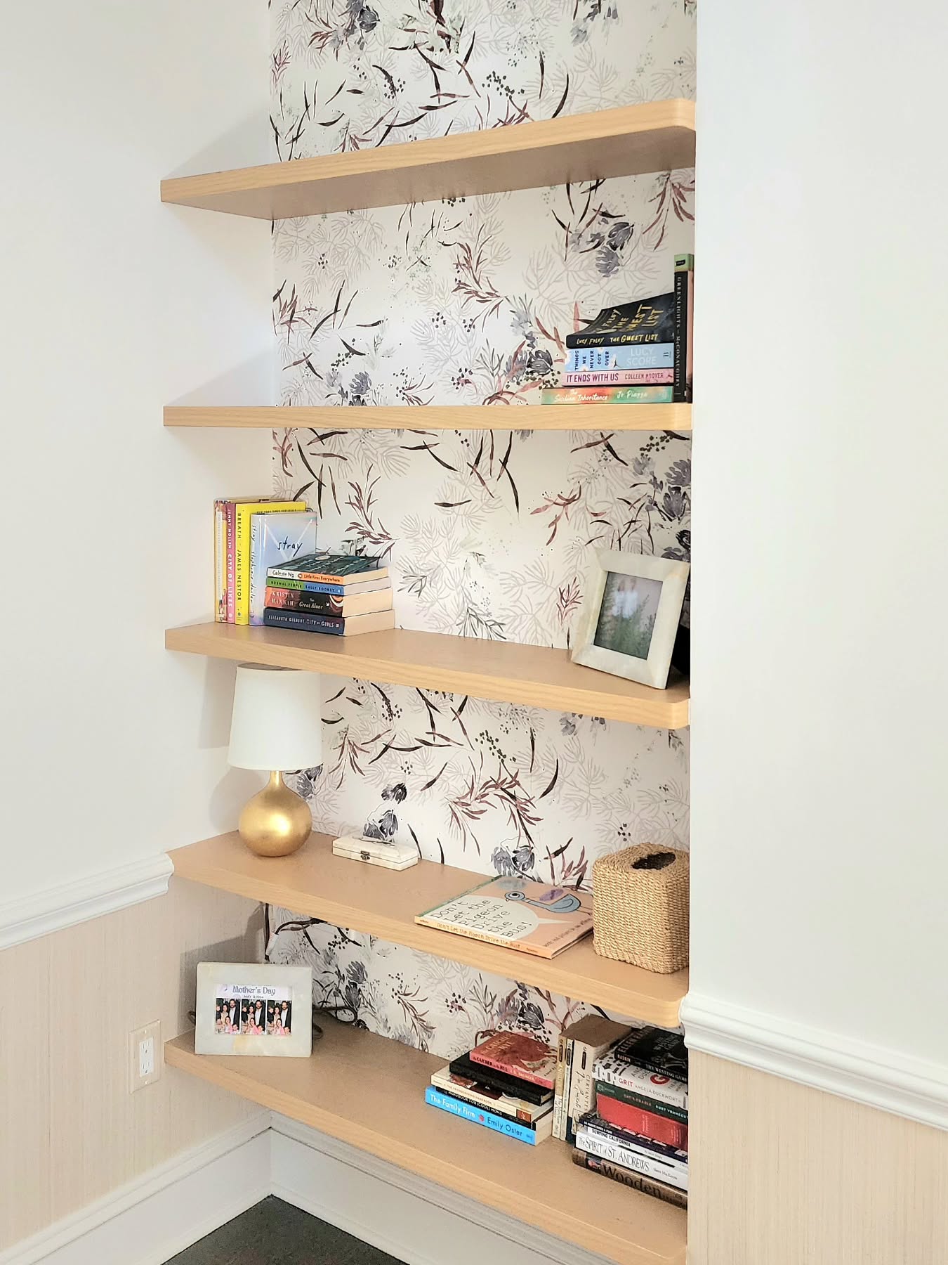 Floating shelves, please.