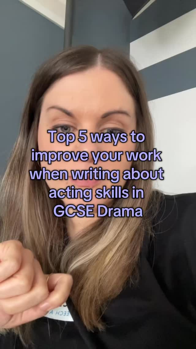 What are the mistakes you might be making when writing about acting skills in GCSE Drama or LAMDA theory questions (…and how to easily fix them!)
🎭📝✅
#dramagcse #youththeatre #acting #tipsandtricks #drama #performingarts #dramateacher #lamda #speechanddrama