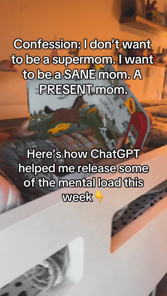 The Mental Load Offloaded ✨
As a busy working mom, starting a new week used to feel intimidating. Now i use ChatGPT to:
➡️ Manage my inbox
➡️ Turn emails into actionable items
➡️ Run my calendar like a personal assistant
➡️ Meal Prep for lunch & dinner
What would you offload this week to avoid burnout if you could? 👇
#momburnout #mentalload #motherhoodunfiltered #pov #momsofinstagram