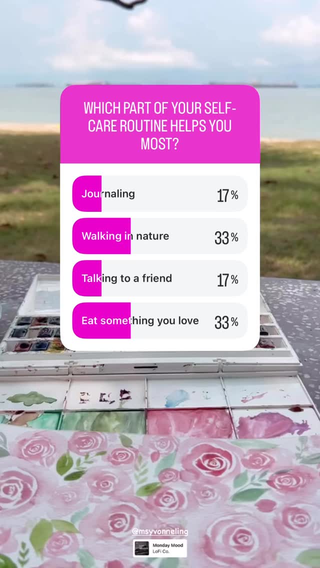 Thank you all for sharing! 💜
It’s wonderful to see what helps you reset—whether it’s journaling, walking in nature, talking to a friend, eating something you love🌸
No matter who you are or what stage of life you’re in, self-care is essential.🌿
#SelfCareEveryday #MentalWellness #thewombflower #HealingThroughSelfCare #ResetAndRecharge #NatureAndWellness #JournalingForAll #MindfulMoments #pollresults #msyvonneling