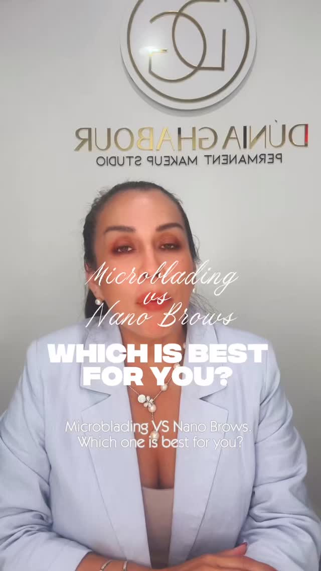 Microblading or Nano Brows??? Which one is right for you? Both give beautiful, natural results, but the best choice depends on your brows, dskin, lifestyle, and style preference.
Book your consultation today and let Dunia Ghabour Studio design the perfect brows to enhance your beauty and confidence. 💕
.
Booking: www.duniaghabour.com | info: 203-444-6303
.
.
.
.
.
.
.