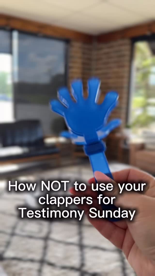 On this Sunday, August 31, we are celebrating stories! Come ready to share and cheer on one another and all that God is doing in our midst. (Yes we will really have these clappers.)