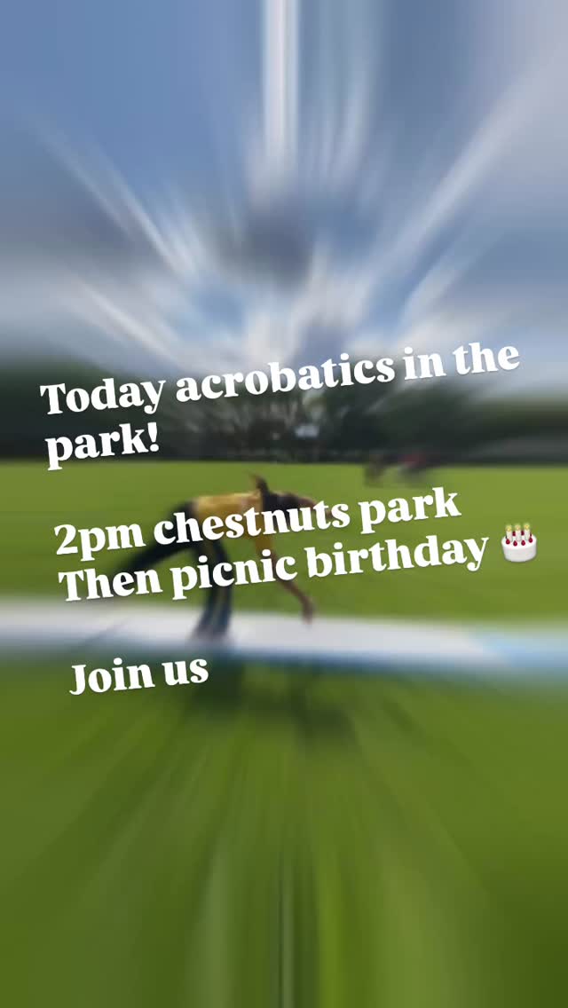 We are doing an open session to practice acrobatics moves for capoeira! No matters your level!
Then a picnic to commemorate @japaonativo birthday 🎈
Join us
Chestnuts park from 2pm