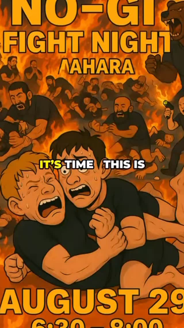 🦄End of Month in House Comp🦄
End of month Nogi in-house comp with a twist.
Get yourself booked in.
#BJJ #maharajiujitsu #exmouth